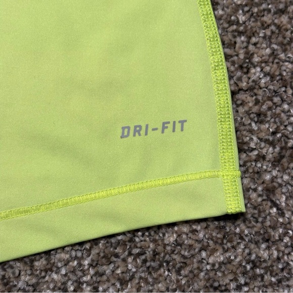 Nike Women's Bright Lime Tank Top - Picture 8 of 9